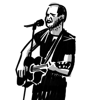 Pavel Šenkapoun s kytarou